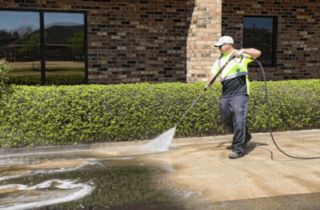 commercial concrete cleaning in san antonio